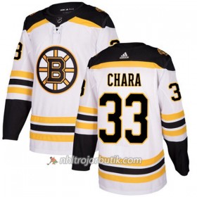 Dame Ishockey Boston Bruins Tröja Zdeno Chara 33 Adidas 2017-2018 Vit Authentic